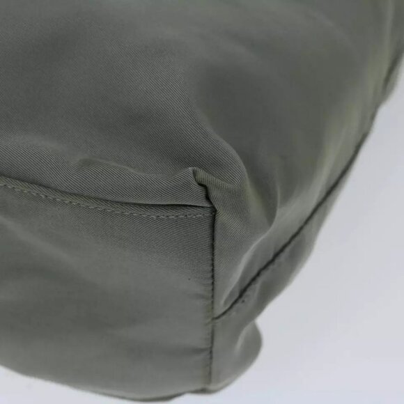 PRADA Shoulder Bag Nylon Khaki Auth - Picture 7 of 16